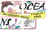 Oceans, Sea Banner